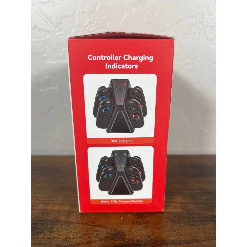 SW2 Controller Charging Dock RGB LED Fast‎ Charger Station Black VG-SW217 NEW